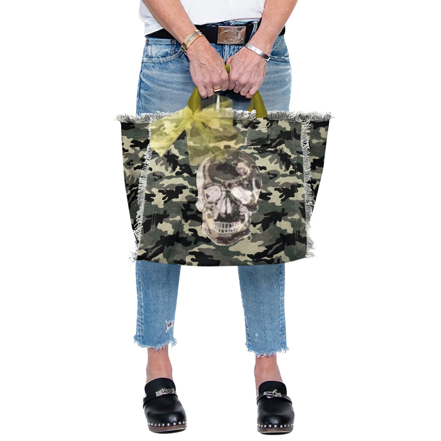 Hipchik Camo Skull Tote